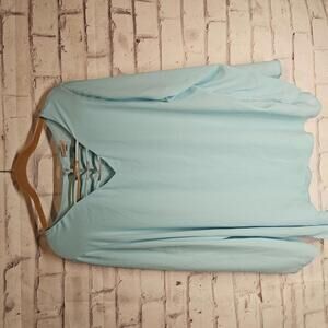 Ice Blue Dressy Top